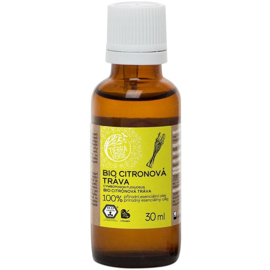 Tierra Verde Citroengras etherische olie 30 ml