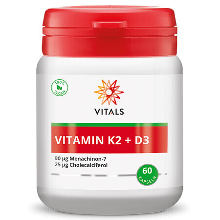 Vitamine K2 + D3 60 cps, Vitals