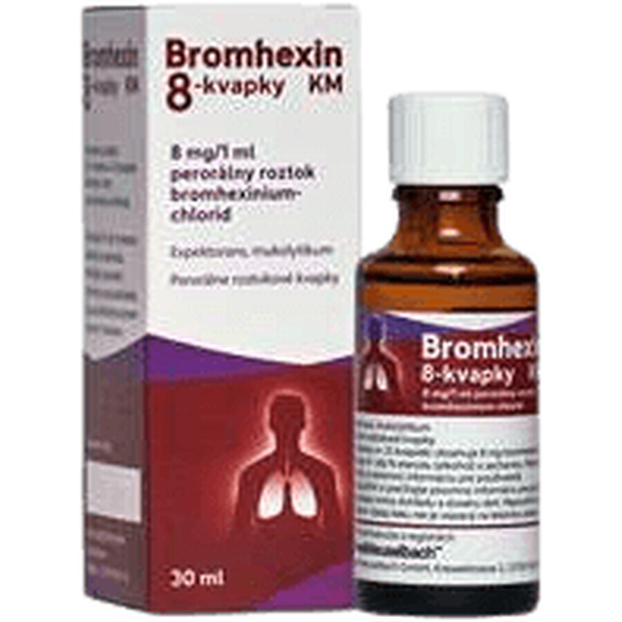 Broomhexine 8 druppels 50 ml