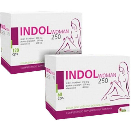 Indol WOMAN 250 ACTION 180 capsules