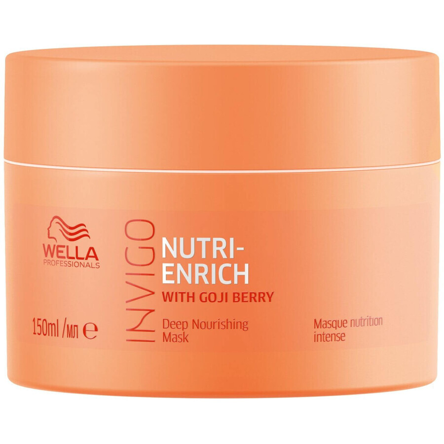 Wella Professionals Invigo Nutri Enrich Masker voor droog haar met gojibessen 150 ml