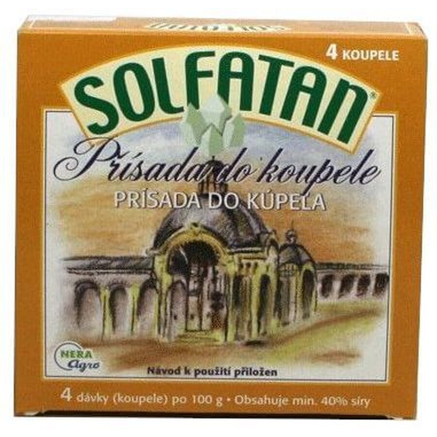 Solfatan aditiv de baie pulbere 4 x 100 g