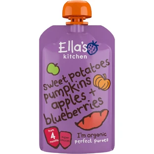 Ella's Kitchen Biologische zoete aardappel, pompoen en appel 120 g
