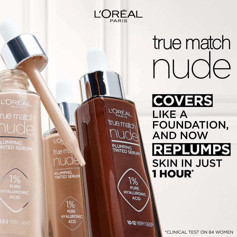 L'Oréal Paris True Match Nude Make-up Serum 0.5-2 Zeer Licht 30 ml