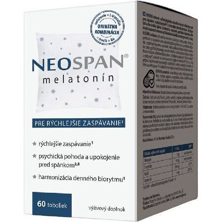 Neospan mélatonine 60 gélules