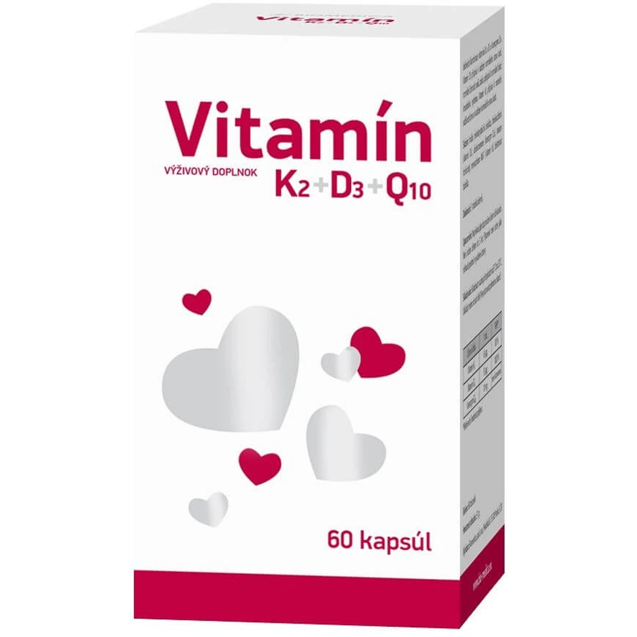 Biomedica Vitamine K2+D3+Q10 60 capsules