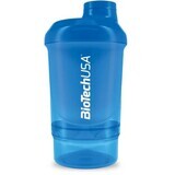 BiotechUSA SHAKER NANO blauw 300 ml + 150 ml