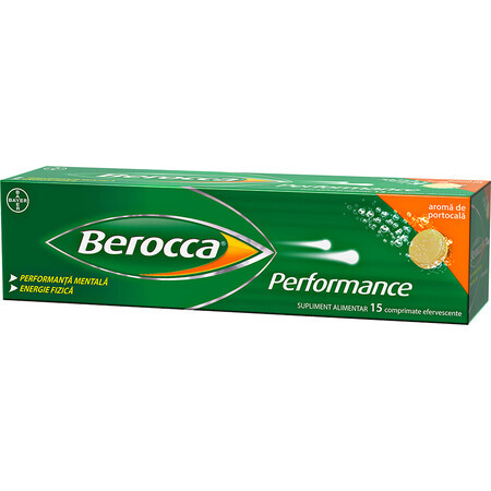 Berocca Performance, Multivitamine, 15 Brausetabletten, Bayer