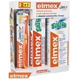 Elmex JUNIOR SYSTEM Tandenborstel + tandpasta 75 ml + mondwater 400 ml