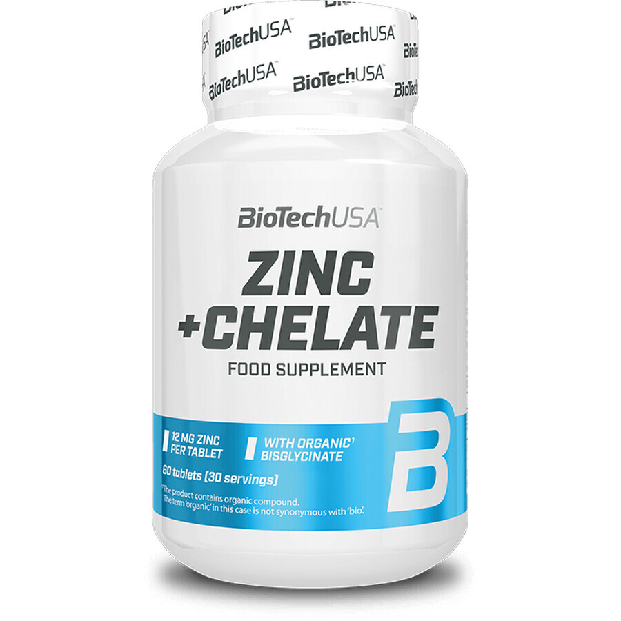 BiotechUSA Zink + Chelaat 60 capsules