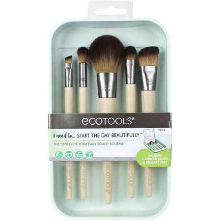 EcoTools Set di spazzole per iniziare bene la giornata 5 pezzi