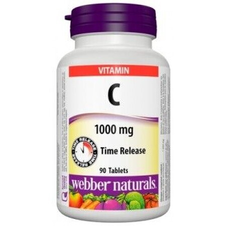 Webber Naturals Vitamine C verlengde afgifte 1000 mg 90 tabletten