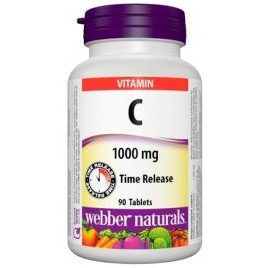 Webber Naturals Vitamine C verlengde afgifte 1000 mg 90 tabletten