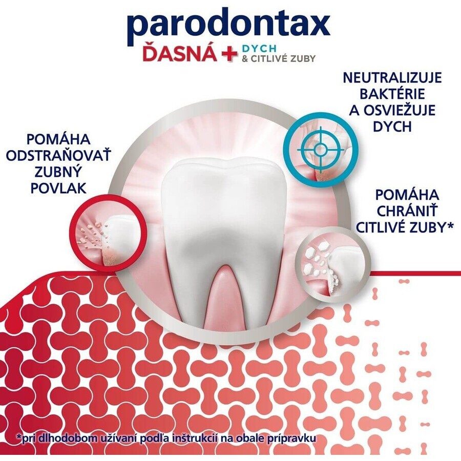 Parodontax Tandpasta tandvlees + adem en gevoelige tanden 75 ml