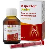 Aspecton Junior siroop voor droge en geïrriteerde hoest met IJslands korstmos 100 ml