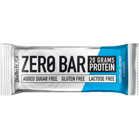 BiotechUSA ZERO (BARRA) al cioccolato e cocco 50 g