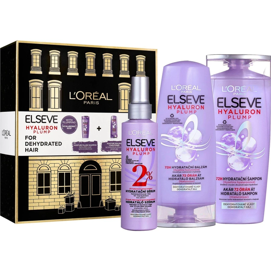 L'Oréal Paris Elseve Hyaluron Plump gift pack of 3