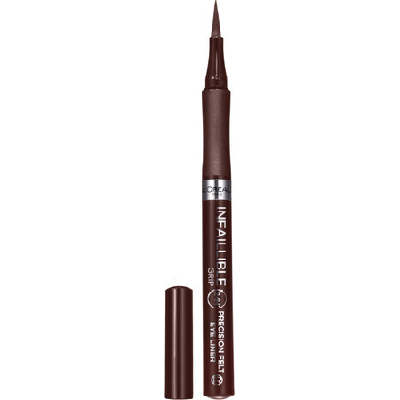 L'Oréal Paris Infaillible Grip 27H Precision Felt eyeliner maro, 1 g