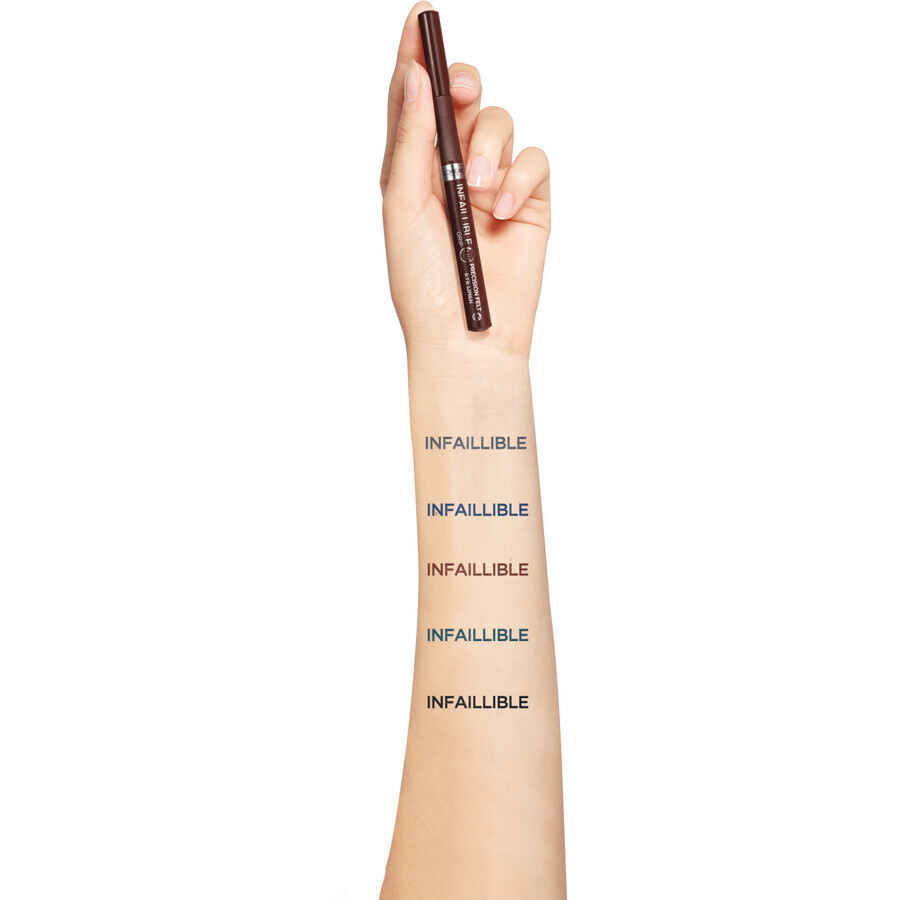 L'Oréal Paris Infaillible Grip 27H Precision Felt eyeliner maro, 1 g