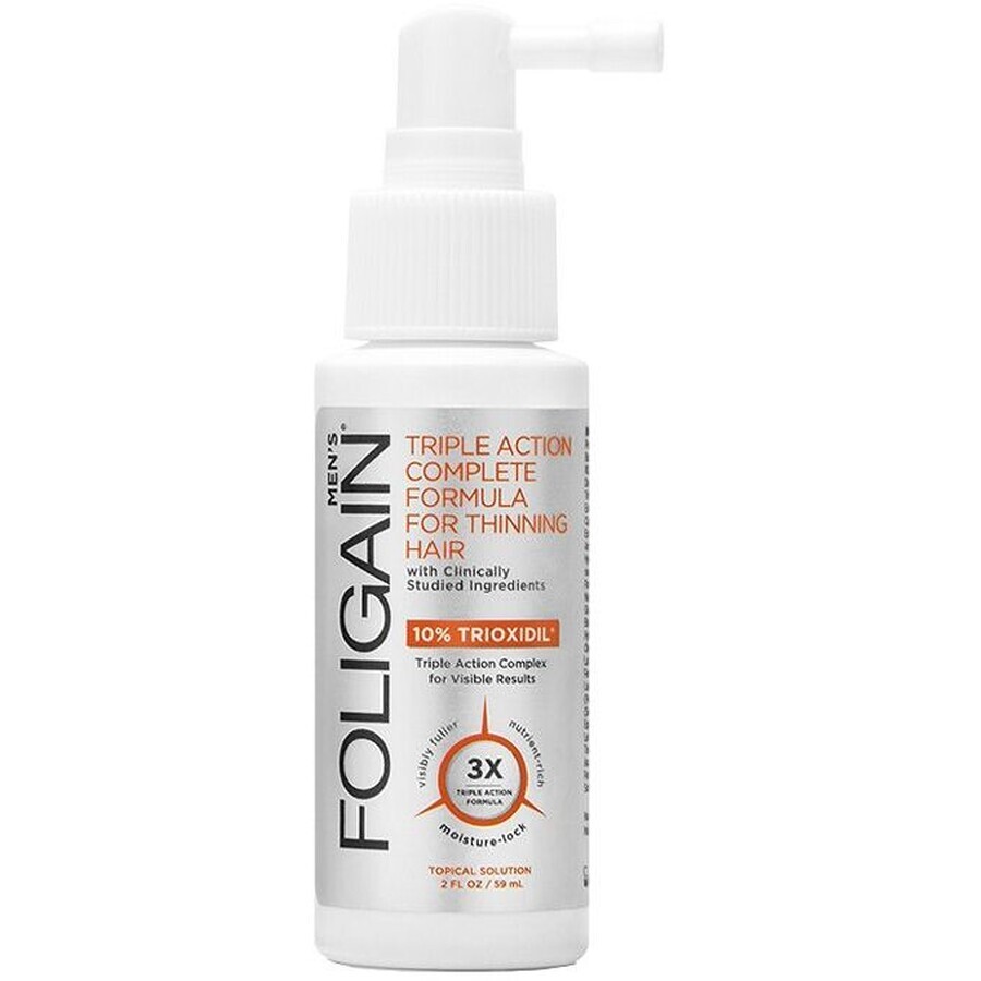 Foligain Triple Action Anti-Trioxynil Serum tegen haaruitval met 10% Trioxynil voor mannen 59 ml