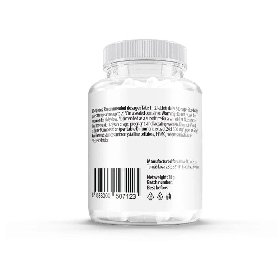 Zerex Curcumin + Piperine - natural support against inflammation 60 soft capsules