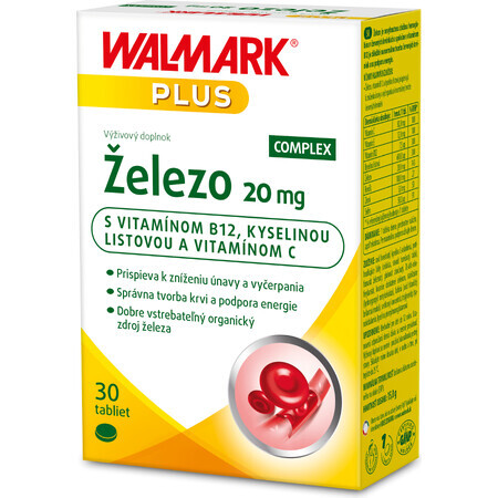 Walmark Iron 20 mg 30 tablets