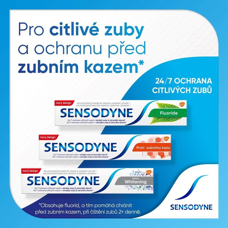 Sensodyne Dentifrice au fluor 75 ml