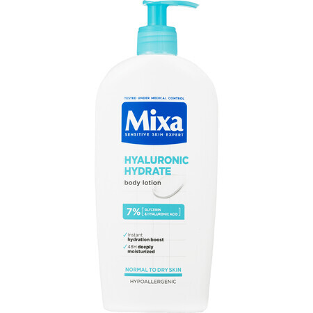 Mixa Hyaluronic Hydrate intensive moisturizing body lotion for normal to dry skin 400 ml