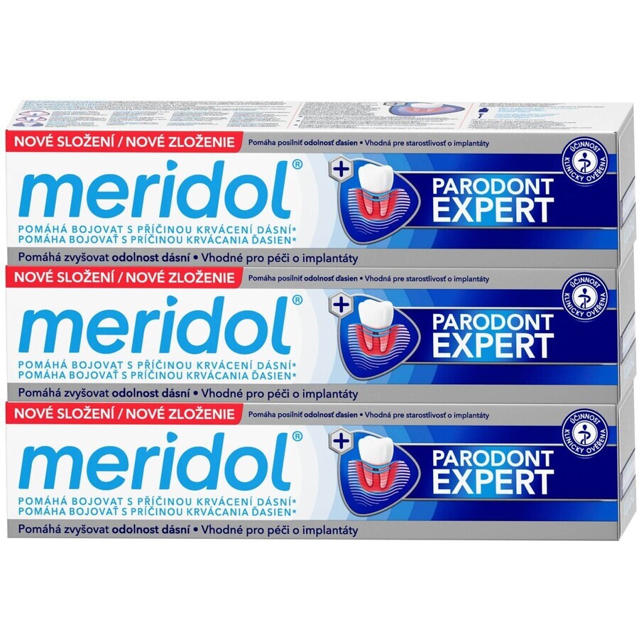 Meridol Parodont Expert Dentifricio 3 x 75 ml