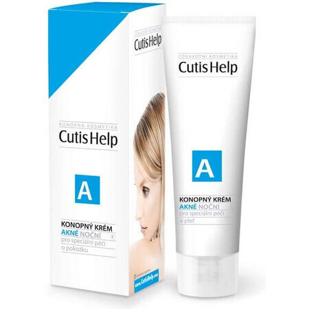 CutisHelp ACNE Crema notte antiacne alla canapa 30 ml