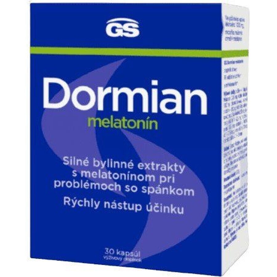 GS Dormian Melatonin 30 capsules