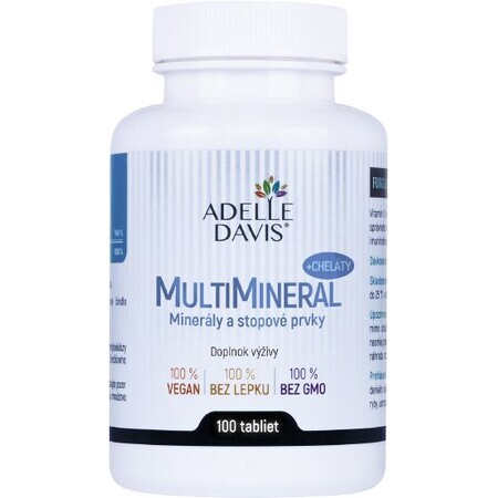 Adelle Davis MultiMineral + Chelates 100 tabletten