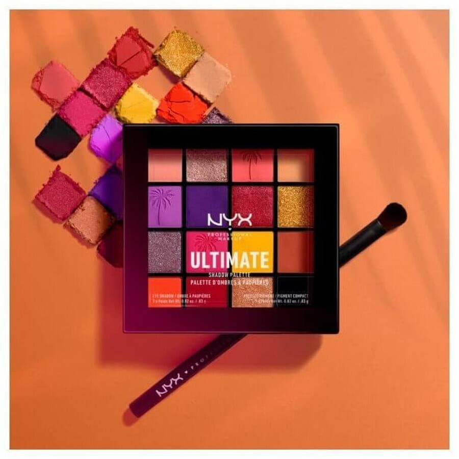 NYX Professional Makeup Ultimative Schattenpalette 16 Lidschatten - Festival 13,28 g