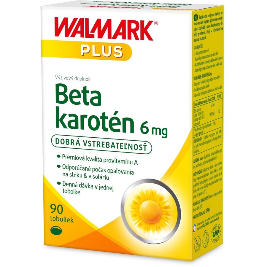 Walmark Betacaroten 6 mg 1 x 90 gélules