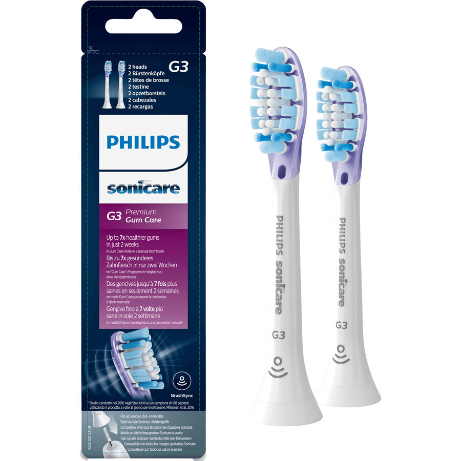 Philips Sonicare Premium tandvleesverzorgingskapje HX9052/17 2 stuks