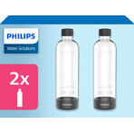 Philips Aquashield Botella carbonatada ADD911BK/10 2 unidades