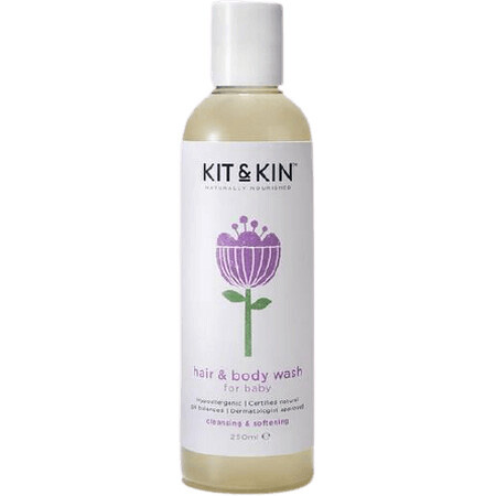 Kit & Kin Haar & Lichaam Shampoo 250 ml