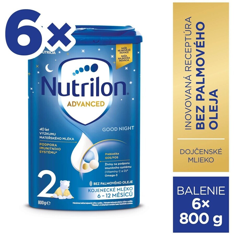 Nutrilon 2 Advanced Goede Nacht 6 x 800 g