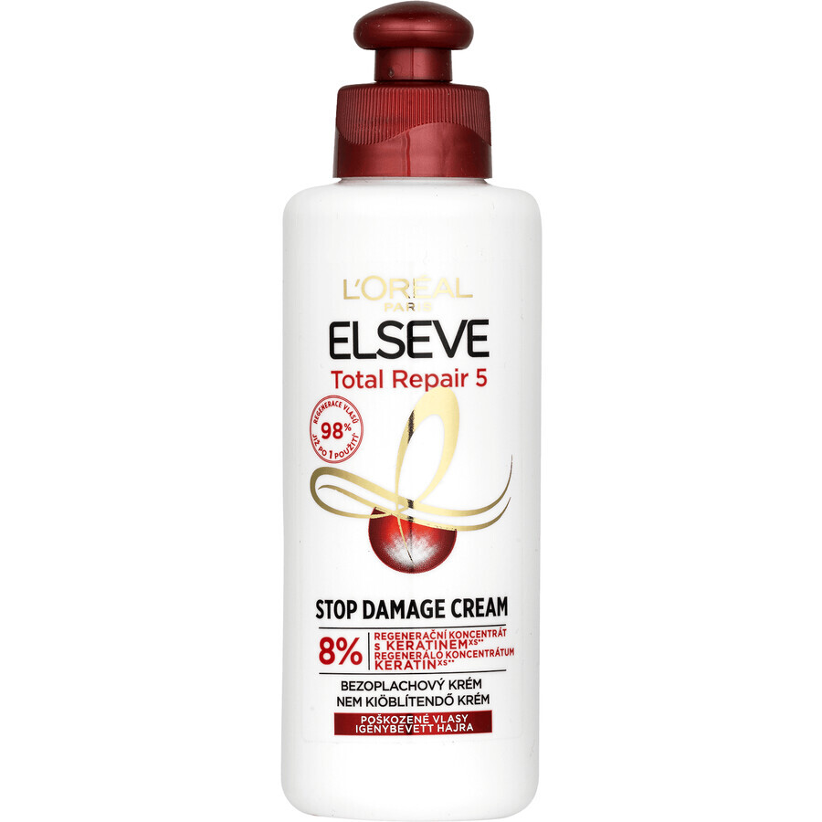 L'Oréal Paris Leave-in-Pflege für geschädigtes Haar Elseve Total Repair 5 (Stop Damage Cream) 200 ml