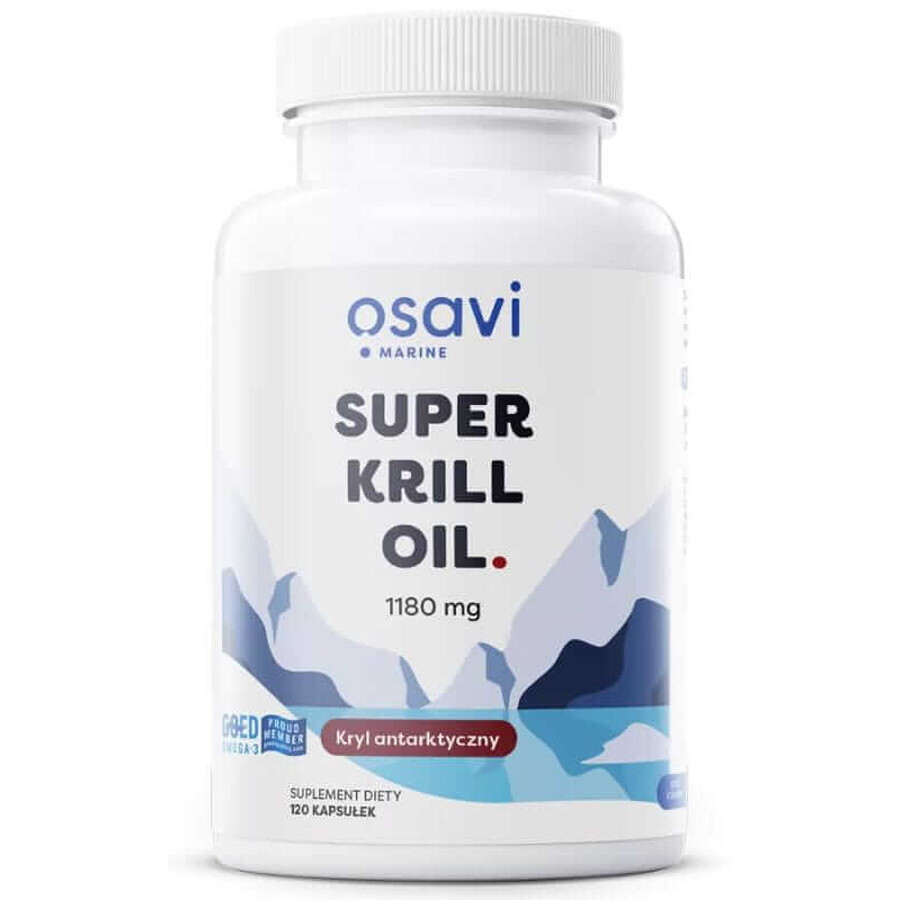 Olio di krill super 1180 mg 120 capsule Osavi