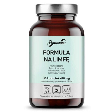 Lymfatische formule 50 capsules Panaseus