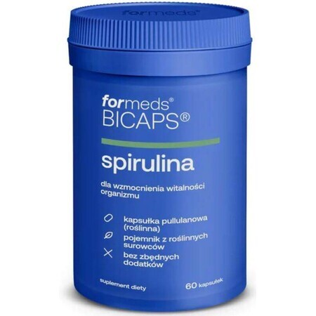 Bicaps Spirulina Hawaii 60 capsules 530 mg, Formeds