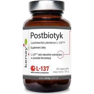 Postbiótico Lactobacillus plantarum L-137, 60 cápsulas Kenay