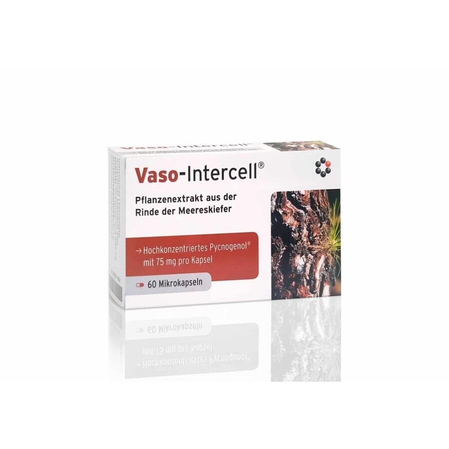 Vaso-Intercell Pycnogenol 75% 60 capsules, Intercell