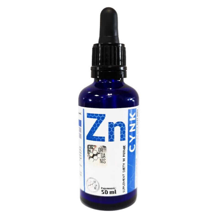 Liquid zinc drops 50 ml Organis