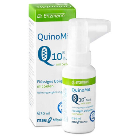 QuinoMit Q10 Vloeibaar met selenium MSE 30 ml Dr Enzmann Dr Enzmann