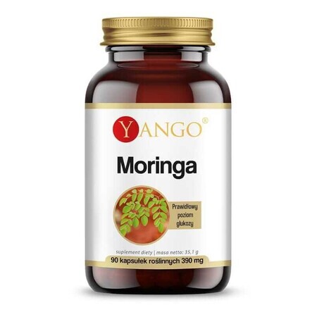 Moringa leaves pulverized 90 capsules - YANGO