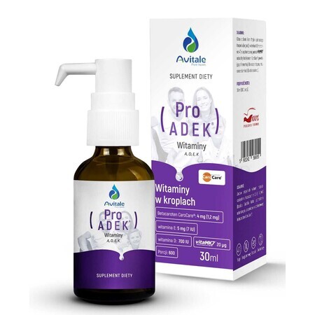 Vitamin ProADEK 30ml - Avitale