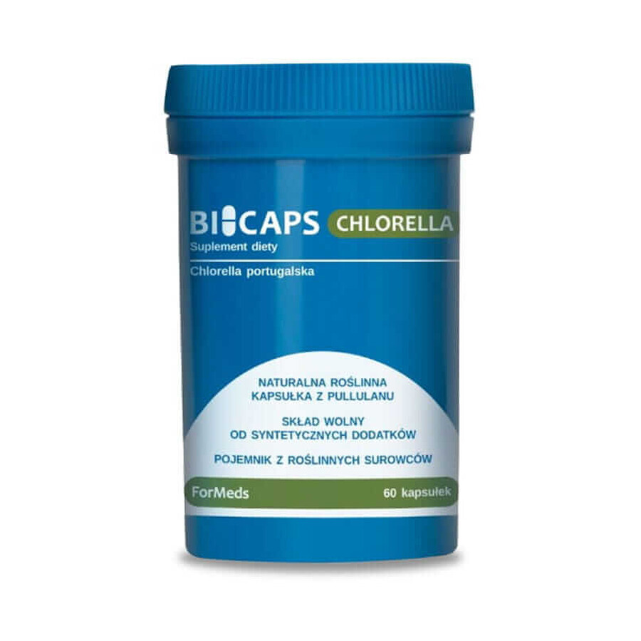 Bicaps Chlorella Portugal 60 Kapseln 530mg, Formeds