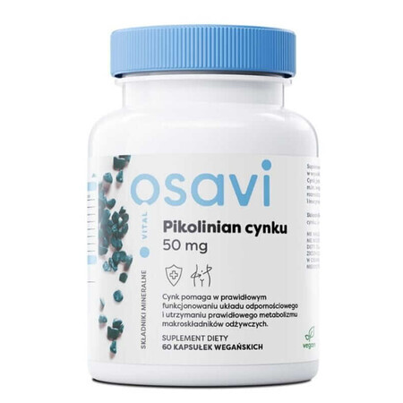 Osavi Zink Picolinaat 50 mg - 60 capsules